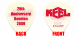 KEEL 2009 Reunion Bundle - signed photo (entire band) + laminated pass, patch, pick