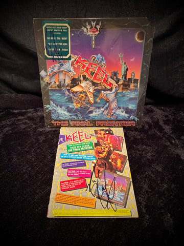 FINAL FRONTIER VINYL - In shrink wrap, with signed magazine ad page