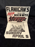 STEELER - Original 1981 Poster/Songlist