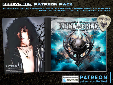 Exclusive KEELWORLD Patreon Pack: CD, Signed Photo, Guitar Pick