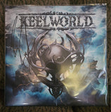 KEELWORLD: Double Album, Blue Vinyl, signed by Ron Keel