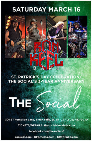 DISCOUNT CONCERT TICKETS: Ron Keel Band / March 16 2024 / Sioux Falls SD
