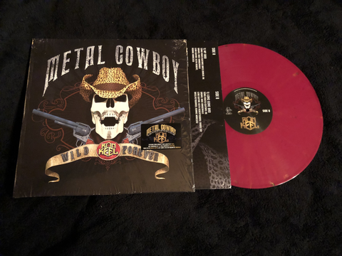 METAL COWBOY: RELOADED - limited edition red vinyl, signed by Ron Keel